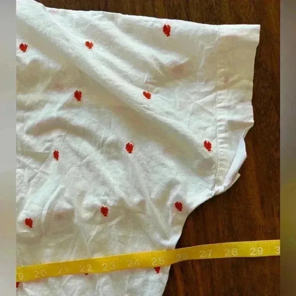 Thanksgiving Turkey Fall Ann Taylor Loft blouse size L oversized and fun wearing - Picture 8 of 10